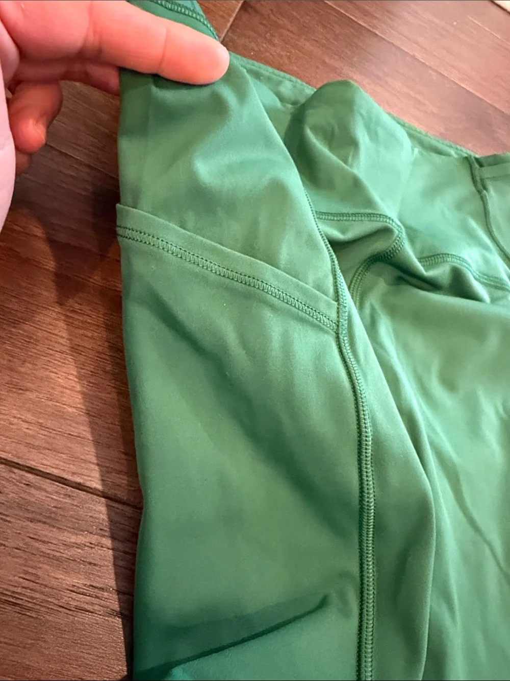 lululemon athletica Fast and Free High-Rise Green Leggings Size 6 - C53-013